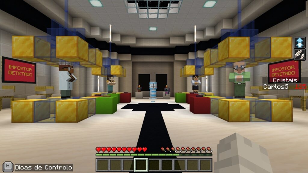 Mundo de Cibersegurança Minecraft Education